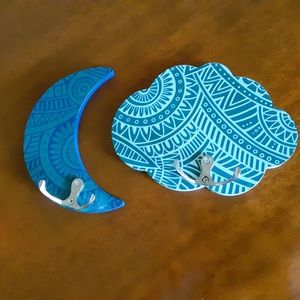 🌙 Moon and Cloud Wall Hooks ☁️